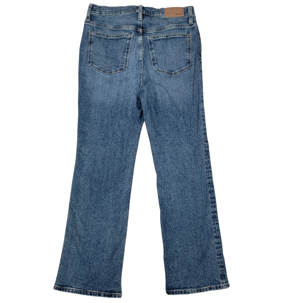Madewell Cali Demi-Boot Jeans in Glenside Wash Blue Denim Women’s Size 28 - Picture 4 of 17
